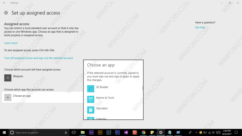 Cara Membatasi User untuk Mengakses Satu Aplikasi Saja di Windows 10 (4)