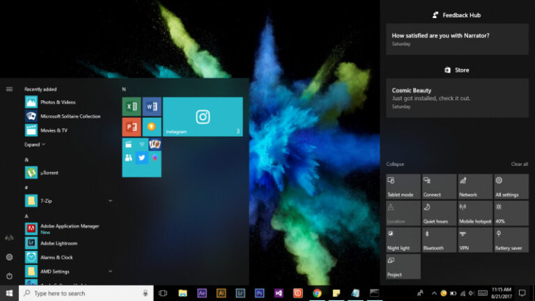 Cara Membuat Action Center Tetap Terbuka di Windows 10 (1)