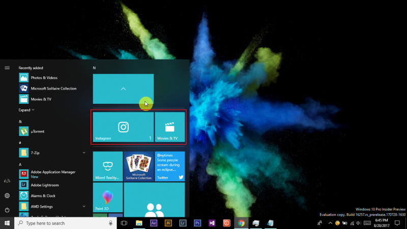 Cara Membuat Tile Folder pada Start Menu Windows 10 (3)