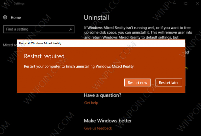 Cara Menghapus Mixed Reality Portal di Windows 10 (5)