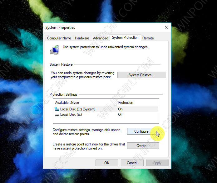 Cara Menghapus System Restore Point di Windows 10 (2)
