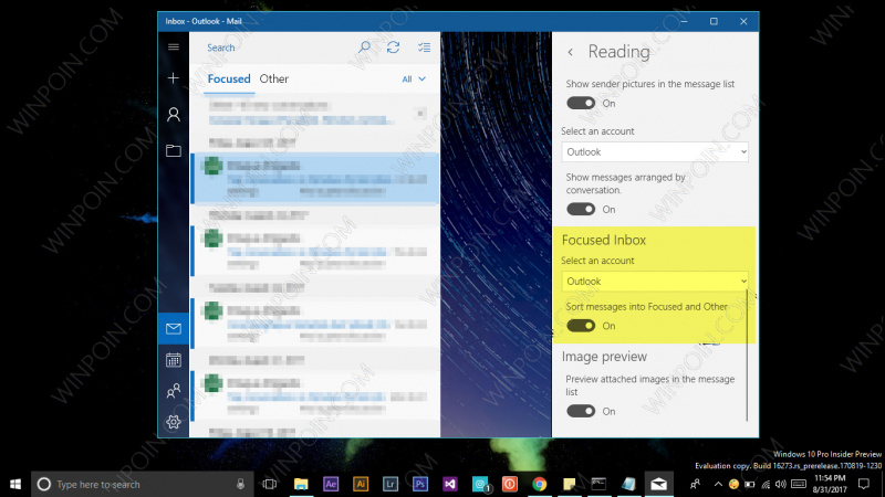 Cara Mematikan Fitur Focused Inbox pada Outlook (7)