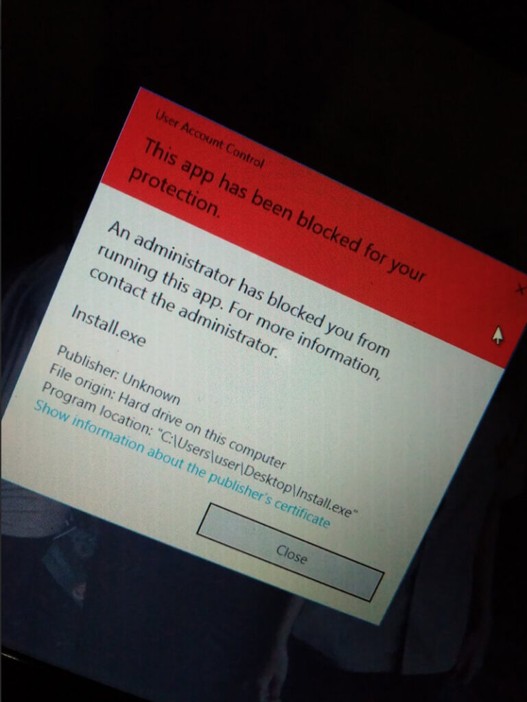 Cara Mengatasi "This app has been blocked for your protection" di Windows 10