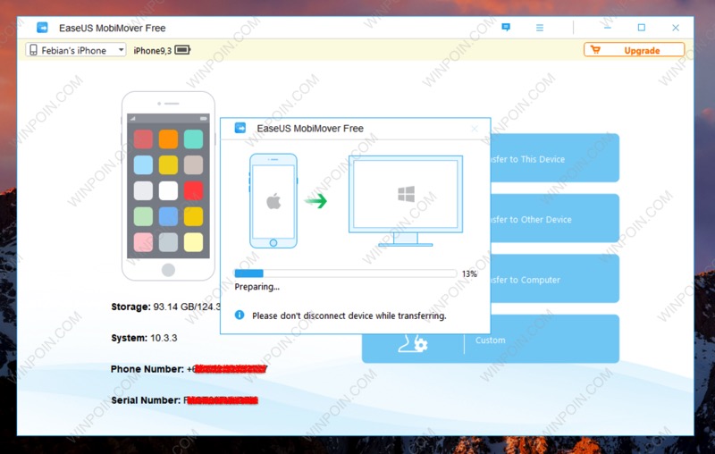 Transfer Data iPhone di Windows dengan EaseUS MobiMover Free 2.0 (Review)