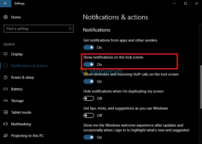 Cara Memunculkan Notifikasi di Lock Screen Windows 10