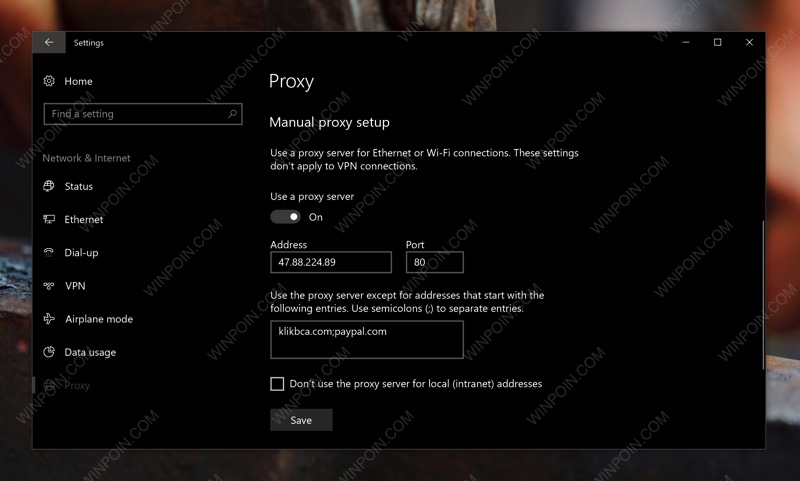 Cara Setting Proxy Server di Windows