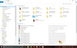 Tampilan File Explorer Windows 10
