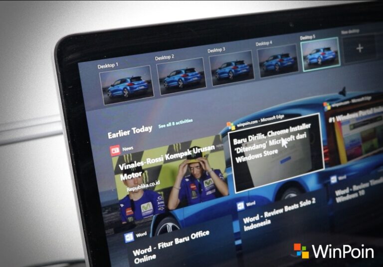 Mengintip Fitur Timeline di Windows 10 Redstone 4