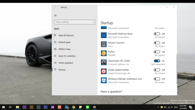 Cara Mematikan Aplikasi Startup di Windows 10 Melalui Settings (1)