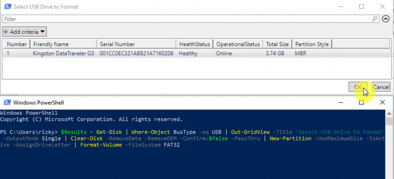 Cara Membuat Bootable USB Windows dengan PowerShell (1)