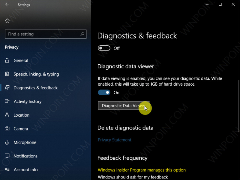 Cara Mengaktifkan Diagnostic Data Viewer di Windows 10 (2)