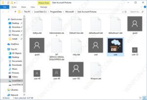 Cara Mengatur Default User Picture untuk Semua User di Windows 10 (2)