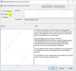 Cara Mengatur Default User Picture untuk Semua User di Windows 10 (6)