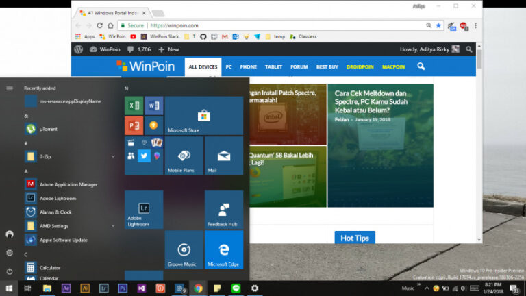 Tips Mengatur Taskbar di Windows 10 Agar Lebih Produktif (1)