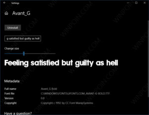 Windows 10 Build 17083 Konfigurasi Font Melalui Settings (4)