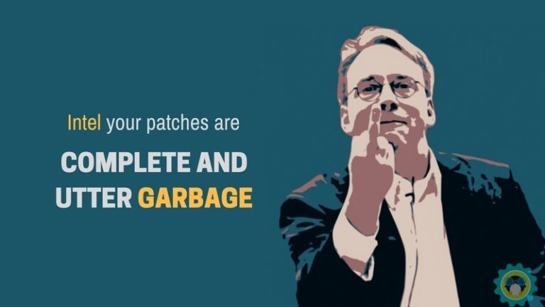 Linus Torvalds: Patch Intel Itu "Sampah"