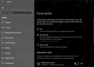 Cara Mengaktifkan Focus Assist di Windows 10 (3)