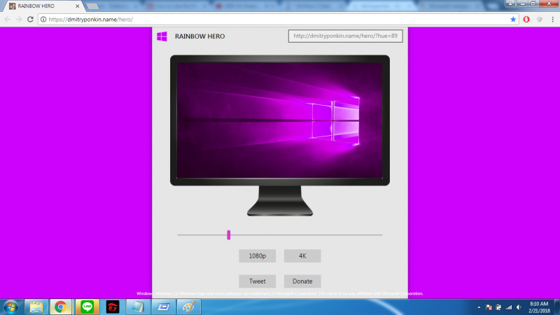 Rainbow Hero Buat Custom Warna Wallpaper Windows Hero