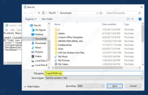 Tweak Menambah Opsi Copy as Path pada Konteks Menu (2)