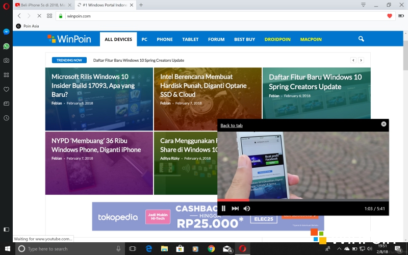 Opera 51 Dirilis: Lebih Kencang dari Firefox Quantum?