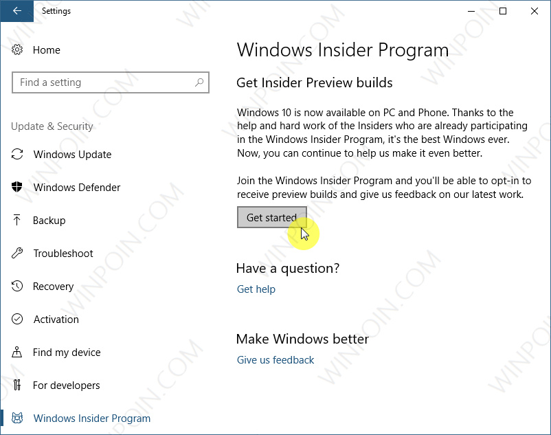 Cara Bergabung Program Windows Insider di Windows 10 (1)