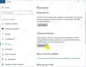 Cara Cepat Boot ke Advanced Startup Options di Windows 10 (2)