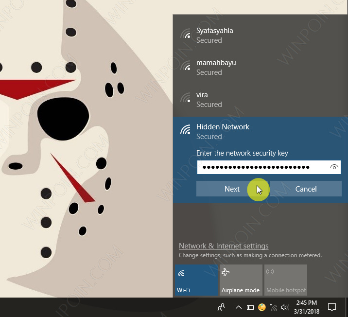 Cara Terhubung Ke Hidden Wifi di Windows 10 (3)