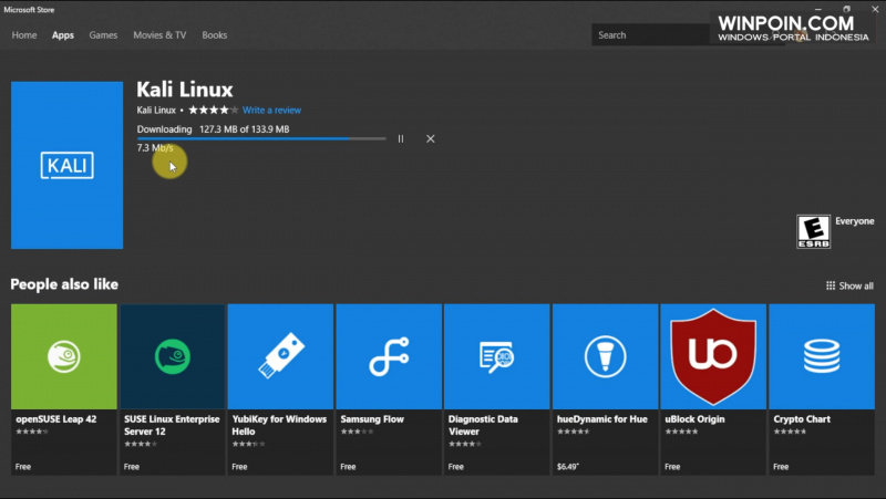 Cara Install Kali Linux di Windows 10 â&#128;&#148; Langsung Melalui Store