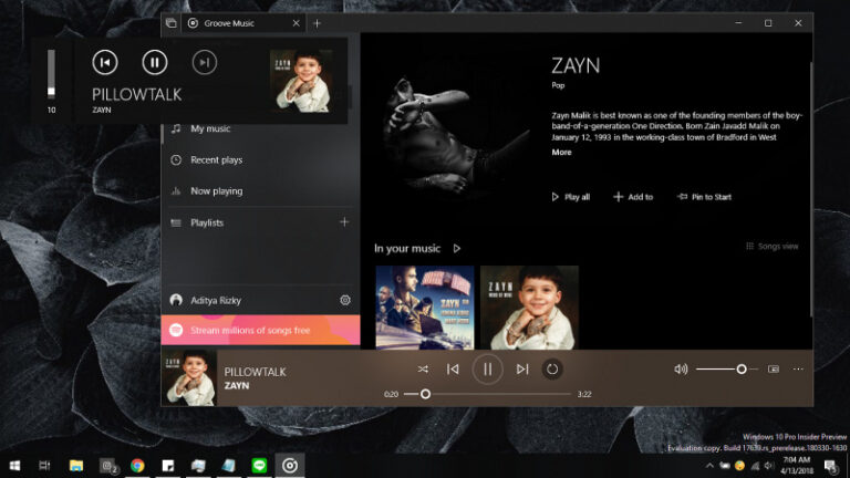 Cara Menjadikan Artist Art Groove Music sebagai Desktop Background Windows 10 (1)