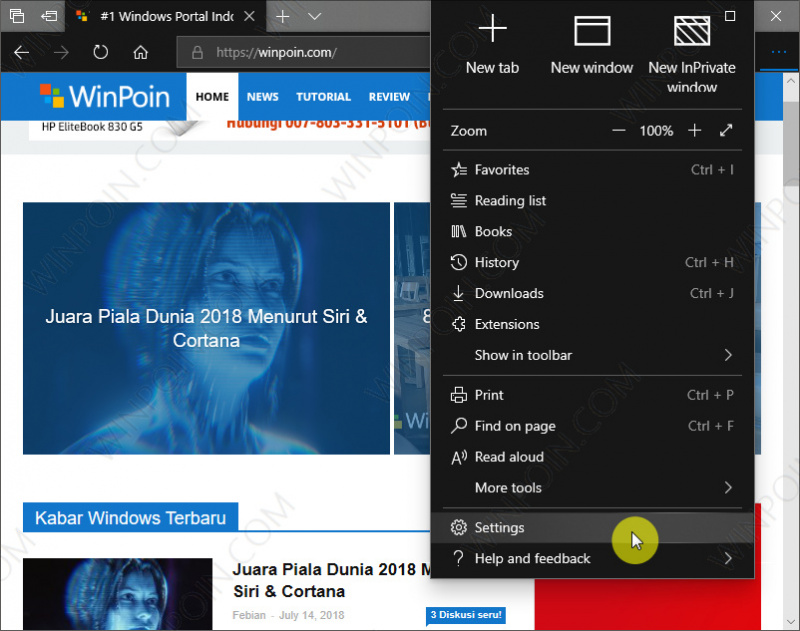 Cara Mematikan Autoplay Video di Microsoft Edge (1)