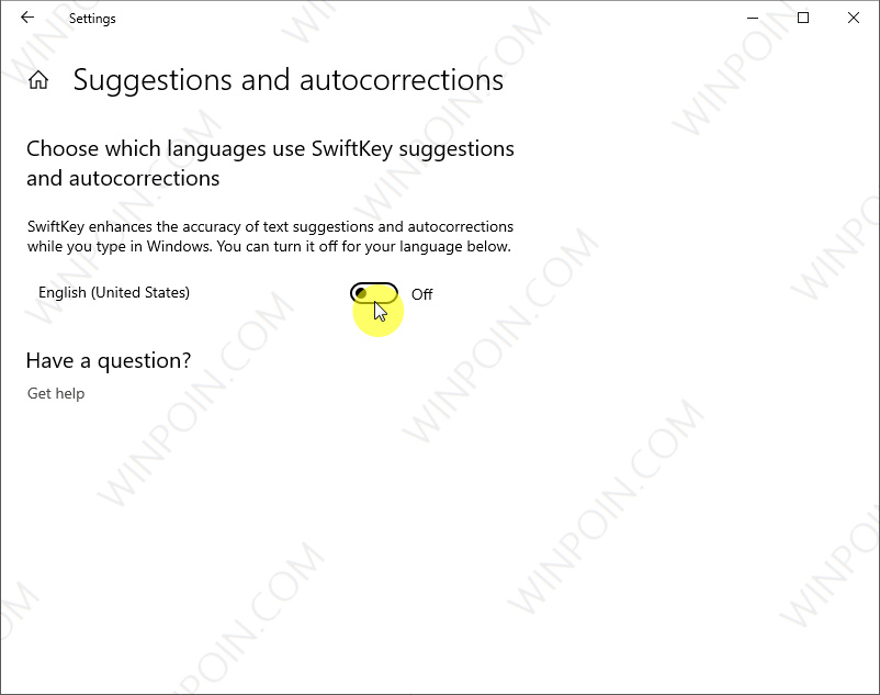 Cara Mematikan Fitur SwiftKey di Windows 10 (3)