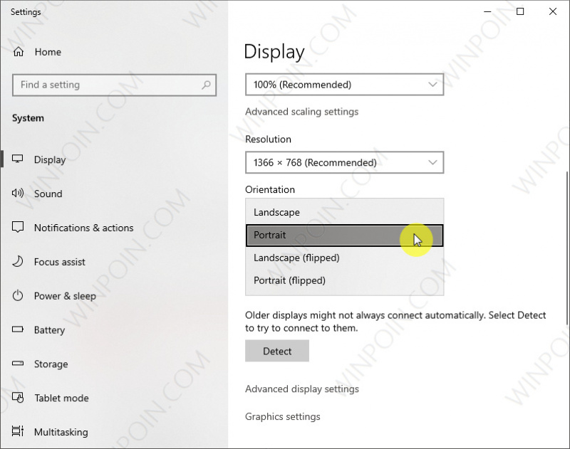 Cara Memutar Tampilan Layar pada Windows (2)