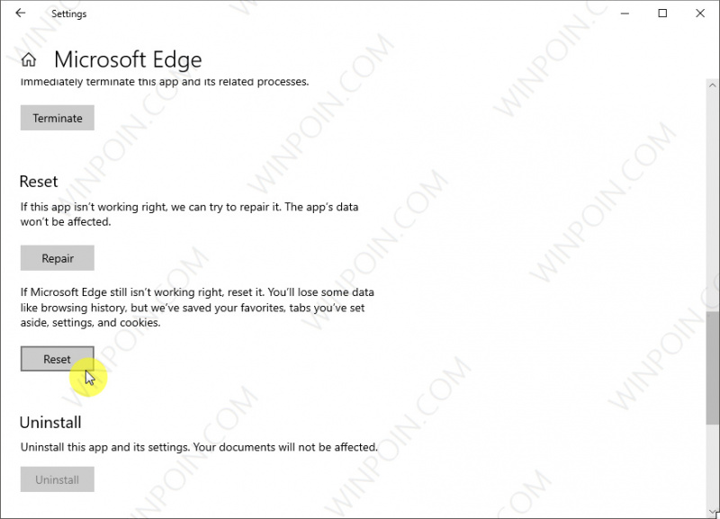 Cara Mudah Reset Microsoft Edge di Windows 10 (3)