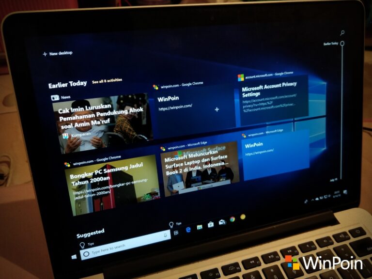 Cara Agar Chrome dan Firefox Masuk ke Timeline Windows 10