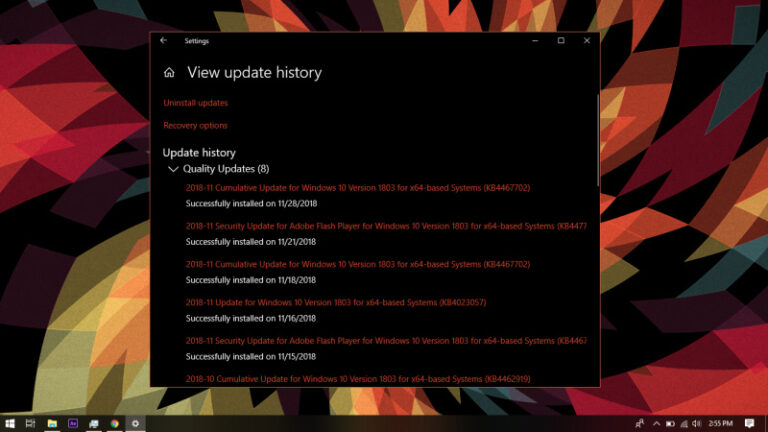 Cara Menghapus Windows Update History di Windows 10