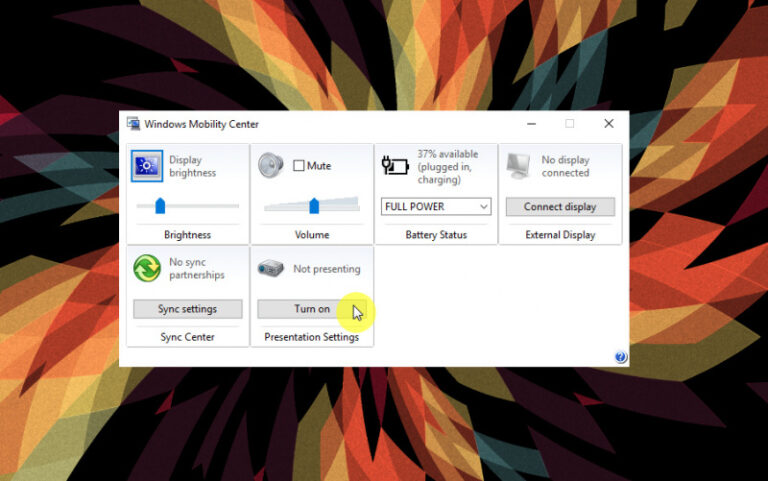 Cara Mengaktifkan Mode Presentasi di Windows 10