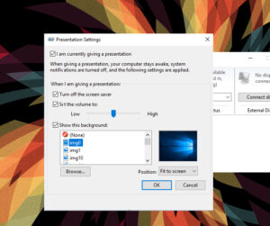 Cara Mengaktifkan Mode Presentasi di Windows 10