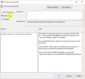 Cara Mencegah Sinkronasi Password antar Perangkat Windows 10