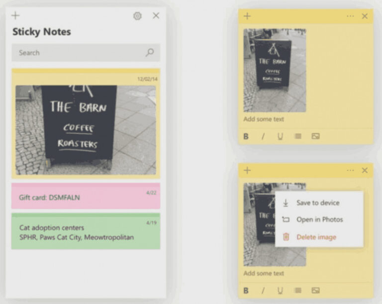 Kedepannya, Kamu dapat Memasukan Gambar pada Sticky Note di Windows 10 (1)