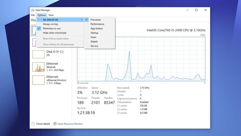 Task Manager Mendapatkan Fitur Baru di Windows 10 "19H1"