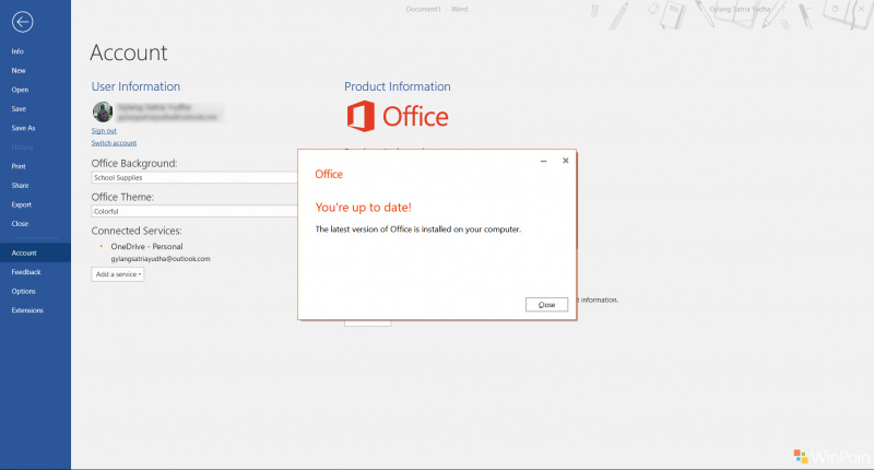 Cara Mematikan Fitur "Update" di Microsoft Office 2019