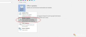 Cara Mematikan Fitur "Update" di Microsoft Office 2019