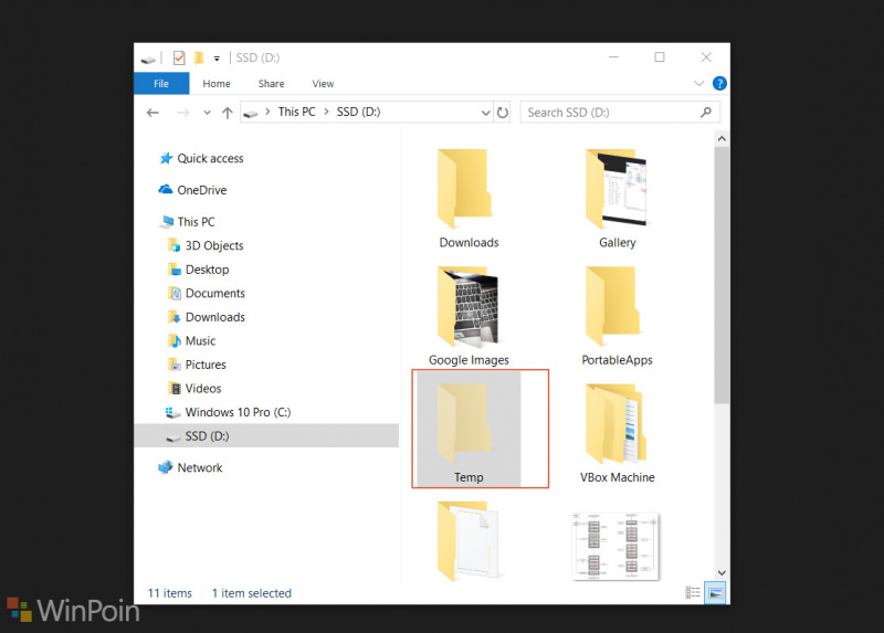 Cara Ubah Lokasi Folder Temporary Windows 10!