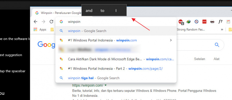 Microsoft Bawa Fitur Text Sugestions Untuk Chrome dan Microsoft Edge Chromium Based!