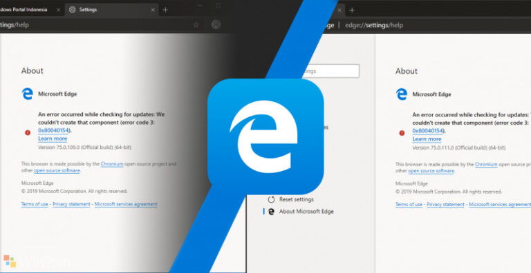 Microsoft Edge Chromium Based 75.0.111.0, Sekarang Tersedia Untuk Didownload!