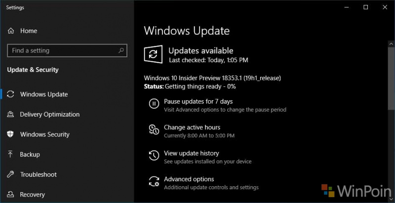 Microsoft Merilis Windows 10 Insider Preview Build 18353 Untuk Insider Fast Ring!