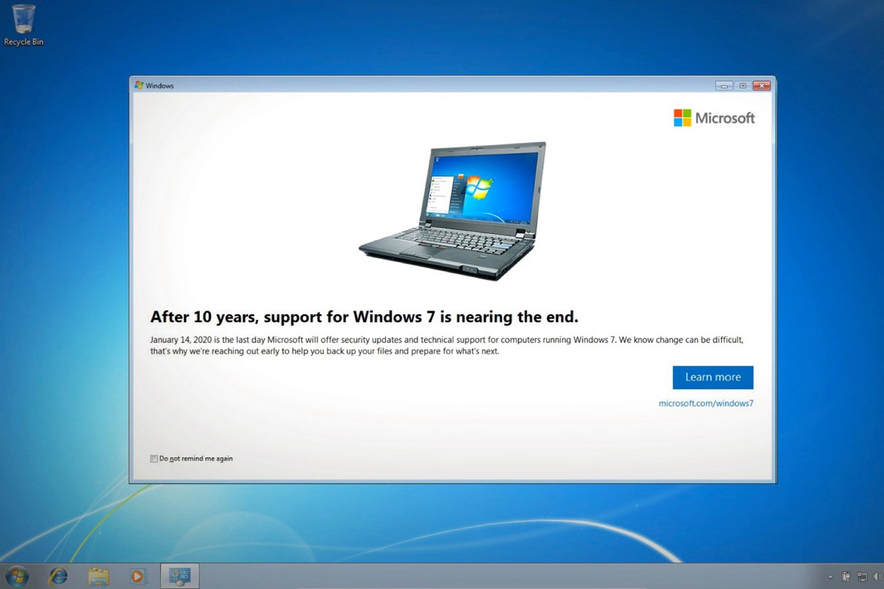 Microsoft Mulai Peringati Pengguna Windows 7!