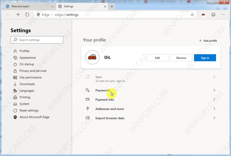 Jika kamu tidak ingin memasukan password ketika login kembali pada suatu website Cara Mencegah Microsoft Edge Menyimpan Password