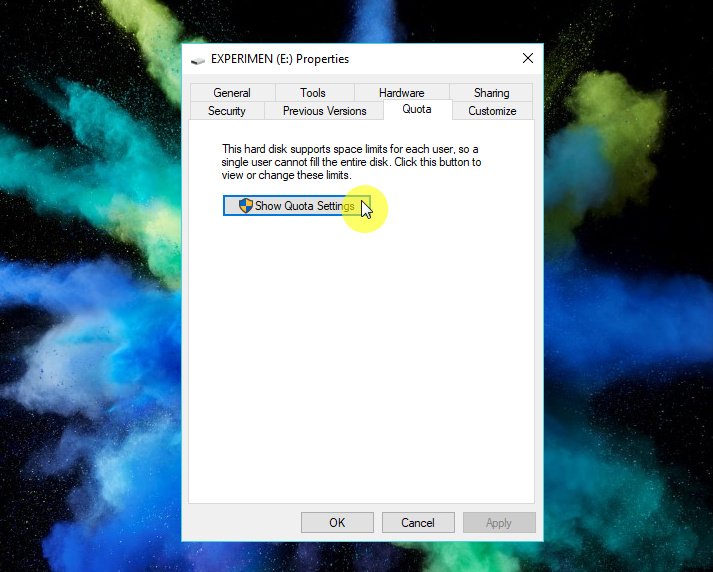 Cara Mengaktifkan Kuota Disk di Windows 10