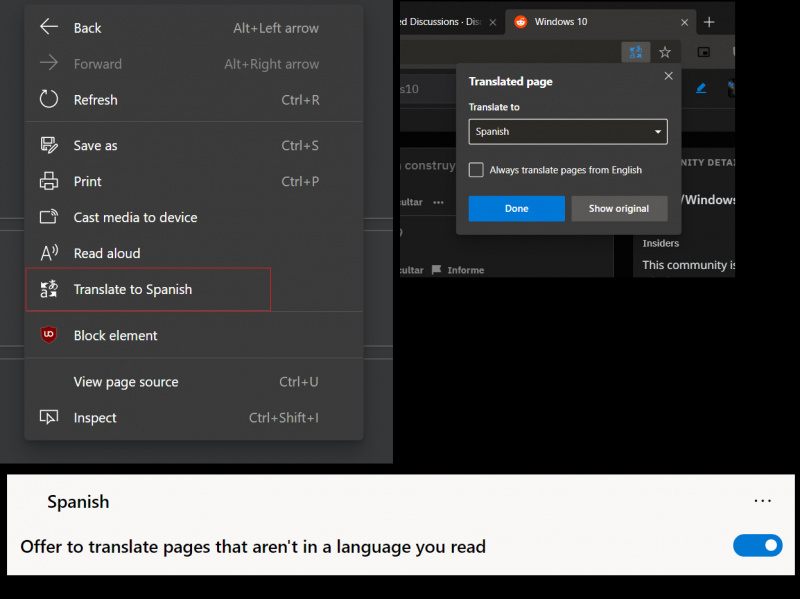 Microsoft Edge Berbasis Chromium Akan Mendapatkan Fitur Translate!